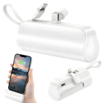 Atsarginis maitinimo &scaron;altinis ("Power Bank") Atsarginis maitinimo &scaron;altinis ("Power Bank") I&scaron;orinė baterija, Rivex B14, 5000mAh, Balta