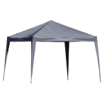 Lauko pavėsinė Easy Up, 3 x 3 x 2,65 m, tamsiai pilka