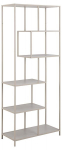 Lentyna Seaford 77x35x185cm, pilka