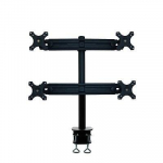 Neomounts monitorių laikiklis FPMA-D700D4, 4 ekranai, 19-30", 8 kg, VESA 75x75/100x100, juodas