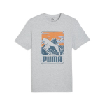 PUMA laisvalaikio mar&scaron;kinėliai vyrams PUMA GRAPHICS Mountain Tee Light Gray Heather - 62791104, pilki