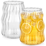 Stiklinės 580 ml 2 vnt. skaidrios 85 cm Orion