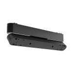 MasterLED bėgelio pagrindas magnetinėms 48V sistemoms Luxo Linea 3712, juodas