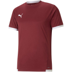 Vyri&scaron;kas mar&scaron;kinėlis Puma teamLIGA Jersey bordo spalvos 704917 09
