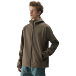 Vyri&scaron;ka softshell striukė 4F M324 ruda 4FWSS25TSOFM324 81S