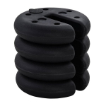 Palapinės svoriai, HDPE, iki 5 kg, 25x6 cm, 4 vnt