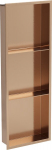Mexen X-Wall-R ni&scaron;inė lentyna su apykakle ir lentyna 90 x 30 cm, &scaron;lifuotas varis - 19C0903010S, 90 x 30 cm