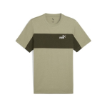 PUMA laisvalaikio mar&scaron;kinėliai vyrams PUMA ESS BLOCK Tee Dark Olive - 68468582, žali