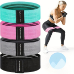 Sportinės elastinės mini juostos, 4 vnt.
