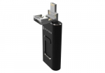 USB laikmena Evelatus USB atmintinė 4in1 32GB EFD03 (USB, Micro, C tipo ir iPhone), juoda