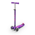 Triratis paspirtukas Micro Maxi Deluxe LED Purple