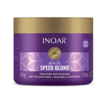 Geltonus tonus &scaron;alinanti plaukų kaukė INOAR Speed Blond Mask 500 g