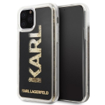 Telefono dėklas Karl Lagerfeld KLHCN58KAGBK iPhone 11 Pro black Karl logo Glitter