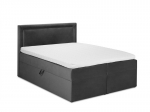 Lova Mazzini Beds Yucca 160x200 cm, tamsiai pilka