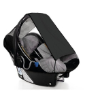 Apsauga nuo saulės autokėdutei su tinkleliu nuo uodų UPF 50+ Black