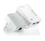 tp-link powerline (lan, daugiau padėkos 230v) tl-wpa4220 kit 2.4ghz, extender, 600mbps, wifi clone
