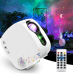 3D LED žvaigždžių projektorius Galaktika su lazeriu ir bluetooth garsiakalbio funkcija