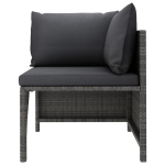 Modulinė kampinė sofa su pagalvėlėmis, pilka