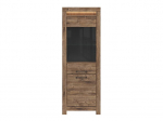 Vitrina BRW Torin 1D1W, ruda