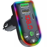 FM moduliatorius automobiliui su USB Type-C jungtimi telefonui, F7