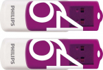 USB laikmena Philips 2x64gb Usb atmintukai, i&scaron; viso 128gb, 2 vnt.