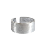 Sidabrinis žiedas moterims Brushed R0258