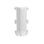 VILO LINELA vidiniai kampai grindjuostėms (2 vnt.) &ndash; Balti, vandeniui atsparūs PVC priedai