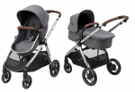 Maxi-Cosi universalus vežimėlis Zelia Luxe 2in1, Twillic Grey
