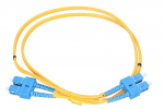 Extralink SC/UPC-SC/UPC optinis kabelis, vienmodis, dupleksas, G652D, 3mm, 20m