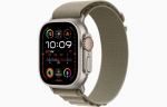 I&scaron;manusis laikrodis Apple Watch Ultra 2 GPS + Cellular, 49mm Titanium Case with Olive Alpine Loop - Large MRF03EL/A