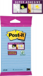 Post-it Xxl liniuotos lipnios lapeliai 102x152mm, 45 lapeliai, mėlyni