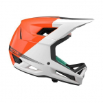 Dviratininko &scaron;almas Lazer Cage KC, baltas/oranžinis, L