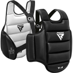 Karate krūtinės apsauga RDX T2, juoda/balta