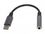 USB adapteris USB-C ki&scaron;tukas 3.5 jack lizdas