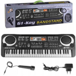Vaik&scaron;kas pianinas Lazy Kid su 61 klavi&scaron;u ir mikrofonu
