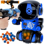 ^audantis robotas ir taikinys Iso, mėlynas