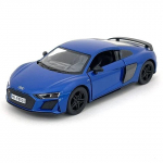 Žaislinis automobilis KinSmart, 2020 Audi R8 Coup&eacute;, mėlynas