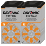 Rayovac A13 (PR48) klausos aparato baterijos 10x8 vnt.