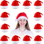 Kalėdinė Santa kepurė, 12 vnt.