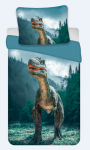 Vaiki&scaron;kas patalynės komplektas Dinosaur Blue 140x200, 2 dalių