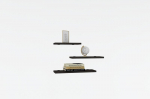 Sieninė lentyna Asir, 30x14x2 cm, pilka