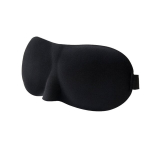 3D miego kaukė unisex, juoda