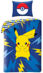 Patalynės komplektas Pok&eacute;mon Pika-Power, 140&times;200, 2 dalių