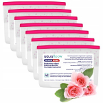 7x AquaFlow Refiller drėgmės sugėriklis 400 ml - rožių kvapas