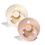Čiulptukai Bibs Colour Round, Ivory/Blush, 6-18 mėn, 2 vnt.
