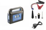 Daugiafunkcinis įkroviklis-paleidėjas 12V 400A (Li-Po 10000mAh) su integruotu kompresoriumi, HT8G624, Hogert