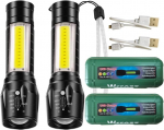 Wrrozz LED USB mini žibintuvėlis, 2 vnt.