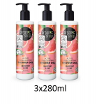Du&scaron;o želė Organic Shop Grapefruit and Lime, 3 x 280 ml