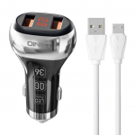 LDNIO 3000 mA USB automobilinis įkroviklis