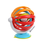 Baby Einstein Besisukantis kamuolys su siurbtuku Sticky Spinner 3m+ spalvotas bar&scaron;kantis kamuolys